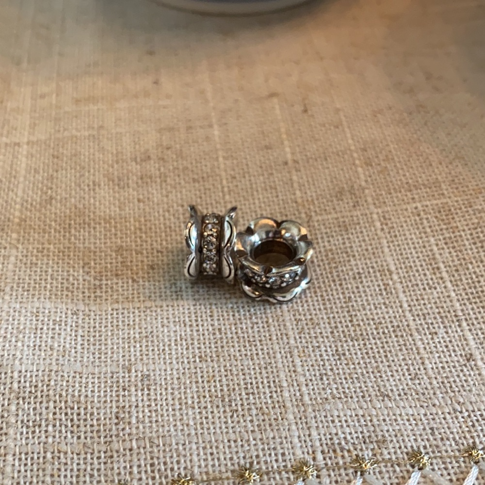 2 Brighton Silver Charms